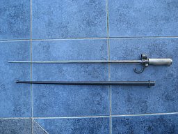 Franz. Bajonett Lebel M 1886, sehr schöner Zustand