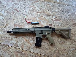 Heckler & Koch HK416 A5 Sportsline EyeTrace 6 mm, S-AEG, < 1,3 J mit Akku