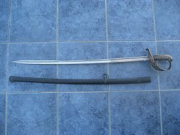 Schweizer Off. Säbel M 67 mit Schörklinge von "F. Hörster" Solingen