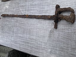 Säbel Schwert Kellerfund