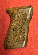Holzgriffschale einzeln, rechts, für Walther PP 7,65m. Neuwertig