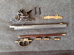 Cal. 45 Investarms Kentuckian Steinschloßpistole Teilesatz Ersatzteile