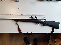 Klasse Drückjagd-Kombi! Mercury 870 in .308 Win m.Münd.Gew. + Reflex-Visier