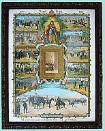 Altes Reservistenbild 3 Escadr. 2 .Badisch. Dragoner Nr. 21 Bruchsal﻿﻿ 1893