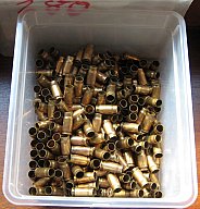 Hülsen Kaliber 7,65 Luger von PPU, gezündert