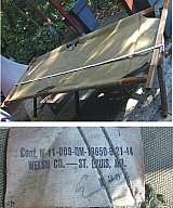 US-Army: Orig. Klapp-Feldbett