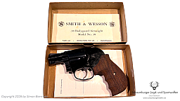 Revolver, Smith&Wesson, Mod. 38, Bodyguard Airweight, 2" Lauf, Kal. .38Special, Bestzustand.