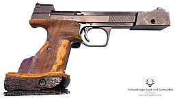 Sportpistole, Pistole, HÄMMERLI, Mod. 208, International, Kal. .22lr, gebr. - guter Zustand.