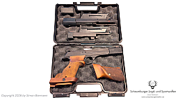Set, Pistole, ERMA, Mod. ESP 85A, Kal. .22lr, inkl. WS .32S&WLongWC, Aust. Lauf in .22lr, s. g. Z.