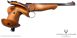 Freie Pistole, Hämmerli, Mod. Olympia London-Helsinki, Kal. .22lr, Waffe Bestzustand.