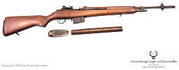 HA Büchse, Springfield Armory, M1A, US-Fertigung, Kal. .308Win, orig. Vietnam-Zubehör, Bestzustand.