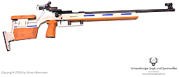 KK-Matchgewehr., Anschütz, Match Modell 1807, Kal. .22lr, Custom-Build, Aluschaft, Bestzustand.