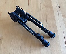 Harris-Style Zweibein Bipod für Riemenöse, 20–30 cm, stufenlos