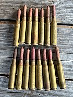 Schachtel mit Deko Platzpatronen 6,5mm Carcano verwendet von der Wehrmacht
