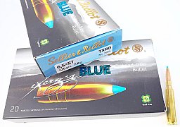 31 Patronen Sellier & Bellot S&B 6,5x57 120grs. Exergy Blue TXRG