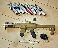 Sig Sauer MPX Dark Earth Luftgewehr inkl. Red Dot 4,5 mm Diabolo