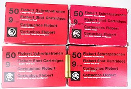 197 Patronen RWS 9mm Flobert Doppelschrot