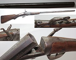 Historische Stiftfeuerflinte 16mm Lefaucheux Eibar Antik vor 1870 Sammler