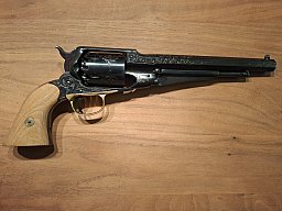 Perkussionsrevolver Santa Barbara Remington New Modell Army Kal.44