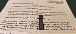 Klappkorn für Walther GSP