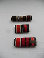 Deutsches Reich: 3 Feldspangen Wehrmacht + 1. Weltkrieg mit Prager Burg