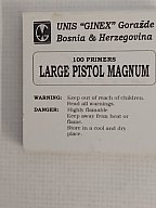 Zündhütchen Large Pistol Magum Ginex 1000 stk