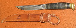 Jagdmesser mit Lederscheide, C. JUL. HERBERTZ