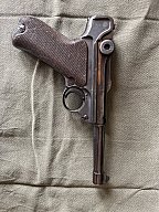 Pistole 08 Erfurt 1912 nummerngleich