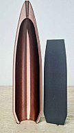 Schnittmodell Boat-Tail Hollow Point Geschoss (BTHP) Ausführung Groß