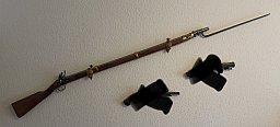 DENIX Steinschlossmuskete Frankreich 1806 – Replik mit Bajonett – Deko