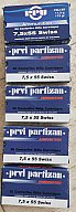 100 Hülsen 7,5X55 mit Boxerzündung, Prvi Partizan/PPU