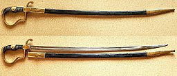 Füsilier-Offizier-Säbel Reichsgendarmerie Elsaß-Lothringen 1880