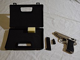 Walther PP Vernickelt Cal. 9mm P.A.K.
