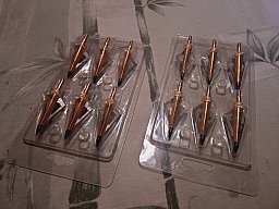 12 Stück Jagdspitzen 125 Grain für Schraubgewinde geeignet für die meisten Bogen oder Armbrustpfeile