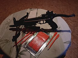 Pistolenarmbrust Man Kung in Schwarz