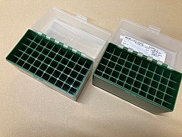 2x Patronenbox mit Klappdeckel