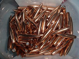 Lapua Gechosse 6,5x55 cal. 264 Sp.Bt. "boat tail"Vollmantel 143,6 grain 165 Stück