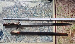 Großer Hirschfänger von WKC Weyersberg Kirschbaum mit Scheide /Seitengewehr dt. Kaiserreich