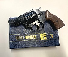 Röhm RG79 SRS-Waffe, 9mm R. Knall, PTP 449, W.Germany, mit OVP!