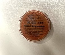 Wadie 6mm Flobert Gaspatronen 10 Stk. *sehr alt, für Sammler* ungeöffnet