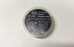 Wadie 6mm Flobert Supra Gaspatronen 10 Stk. *alt, für Sammler*