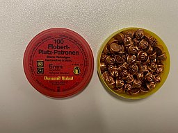 RWS/ Dynamit Nobel 6mm Flobert Platzpatronen ca. 100 Stück