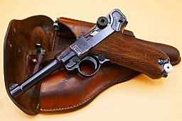 P08 Mauser Pistole 08 Parabellum 1941 Polizei no Krieghoff Zella Wehrmacht