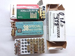 Konvolut 138 Schuss .38 Special (.38 Spl.) Geco, Sellier & Bellot, Winchester