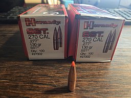 .270 Geschosse Hornady SST 130gr