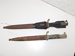 2 Deutsche Ausgeh Bajonette Wasserfund