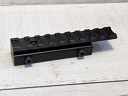 Montage / Adapter von Prismaschiene zu Picatinny / Weaverschiene Zieloptik und ZF
