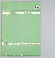 DWM Jagdbüchsen-Patronen – Ballistische Leistungen