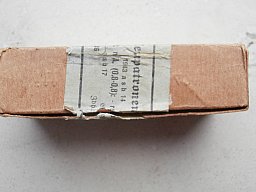 Wehrmacht Päckchen 9 mm Pistolenpatronen 08 m E asb