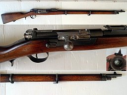 Rep. Büchse, Gewehr Steyr, Kropatschek Mod.1886, Kal. 8x60R